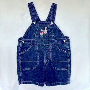 VINTAGE 2002 PETER RABBIT Gently Worn Very Cute   Denim Jeans Overalls Size 2